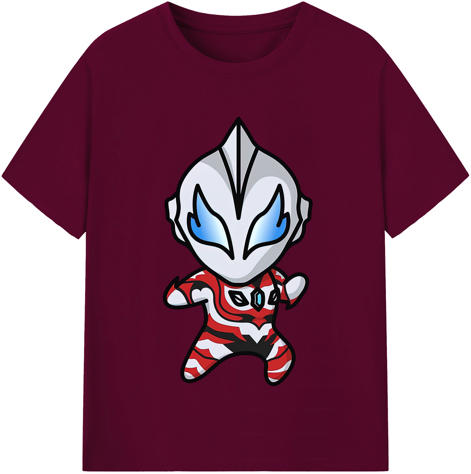 （画像用） ウルトラマン Ultraman レディースカジュアルプリントTシャツ（綿100％）